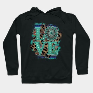 Love Turquoise Hoodie